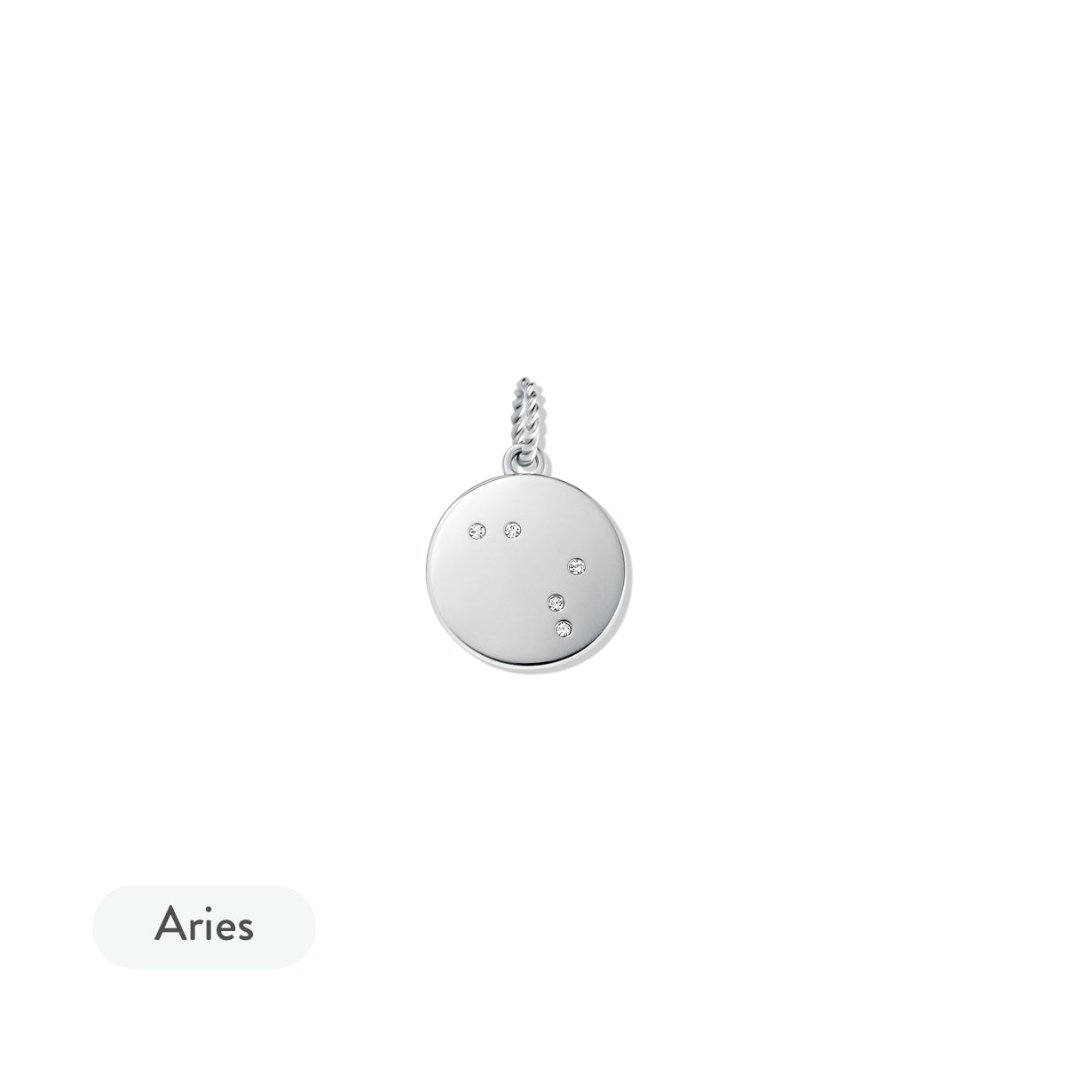 Zodiac Charm Silver - Aries