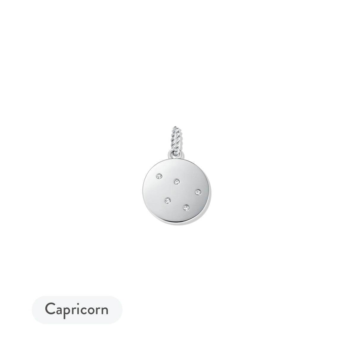 Zodiac Charm Silver - Capricorn