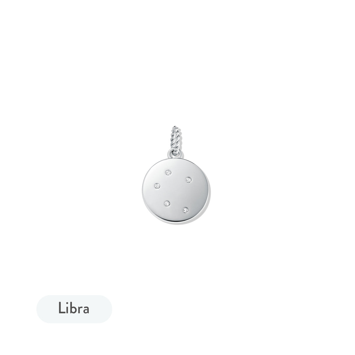 Zodiac Charm Silver - Libra
