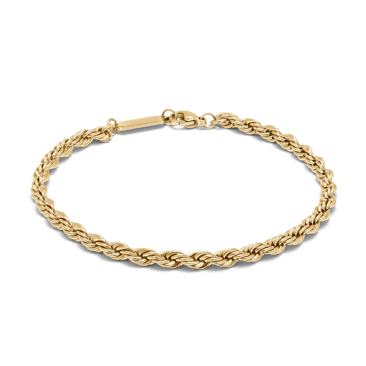 Rope Chain Bracelet - 3.9MM Gold