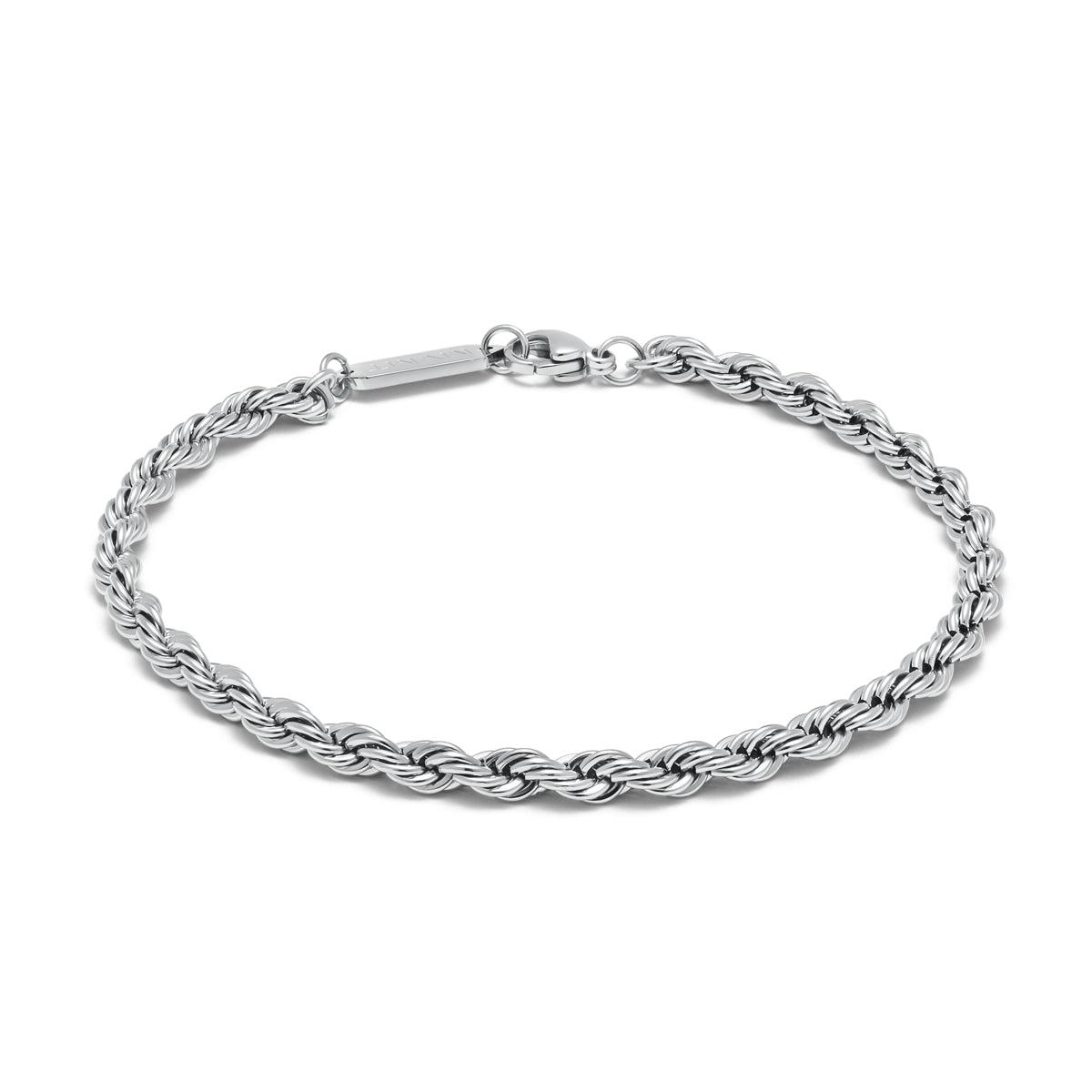 Rope Chain Bracelet - 3.9MM Silver