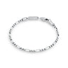 Figaro Box Chain Bracelet Silver