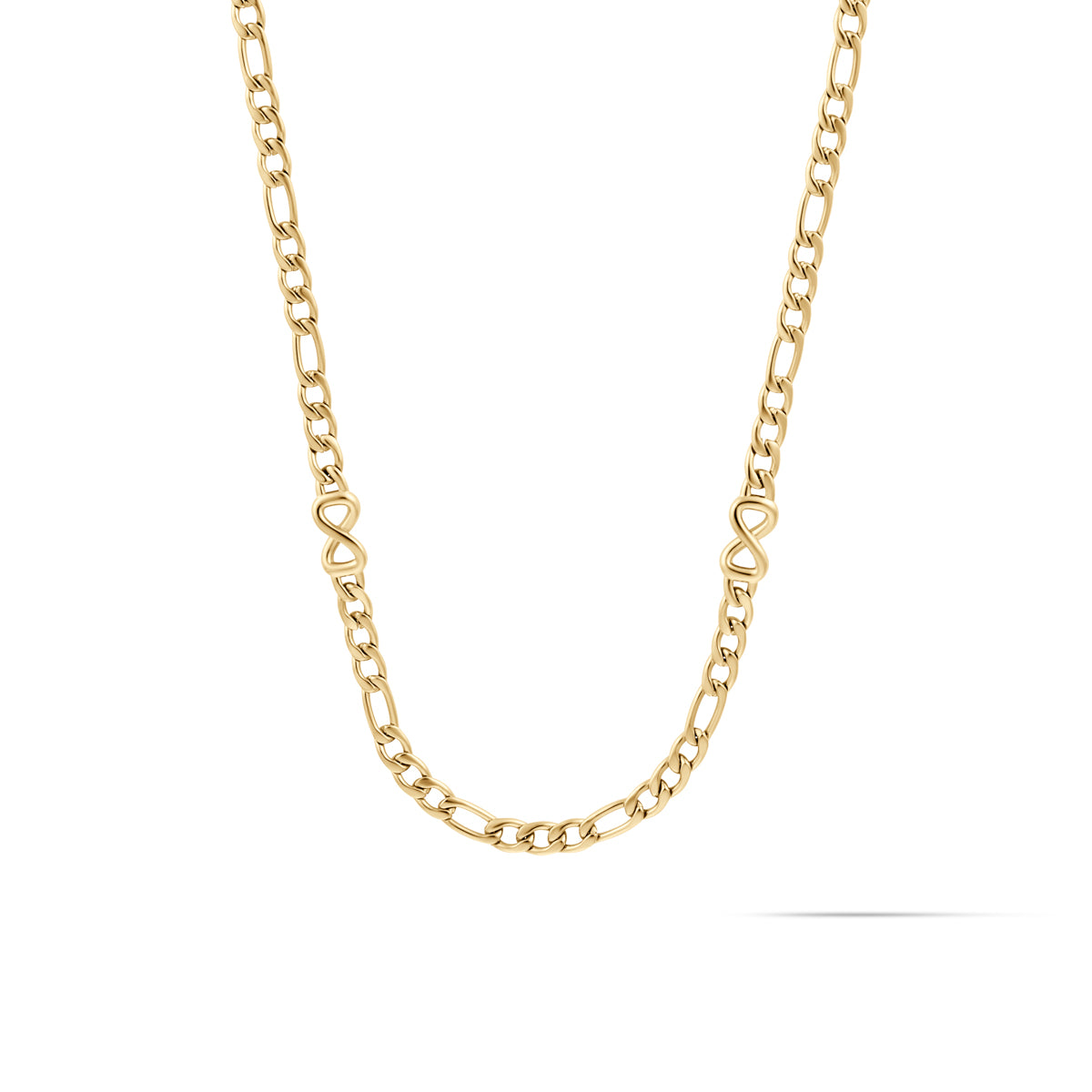 Figaro Chain Necklace Gold