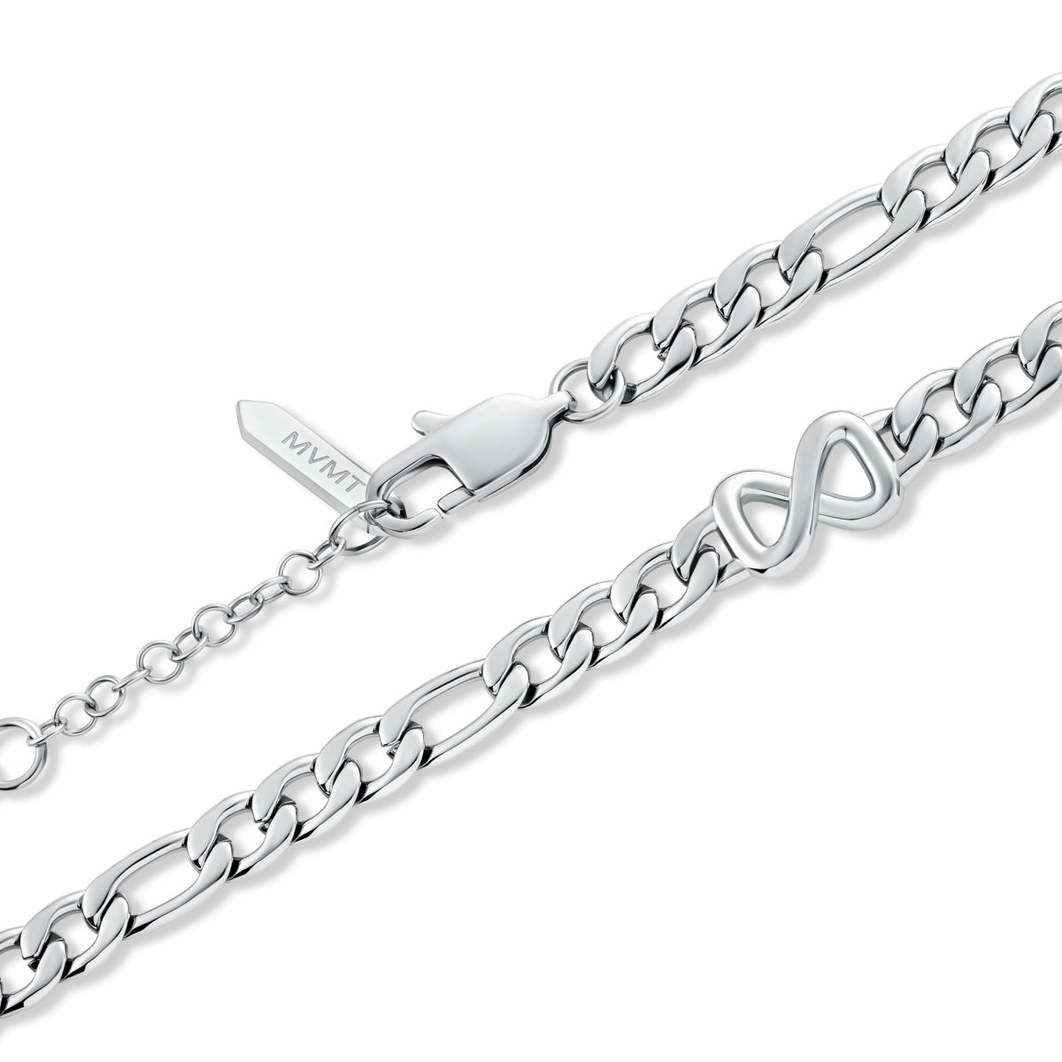Figaro Chain Necklace Silver