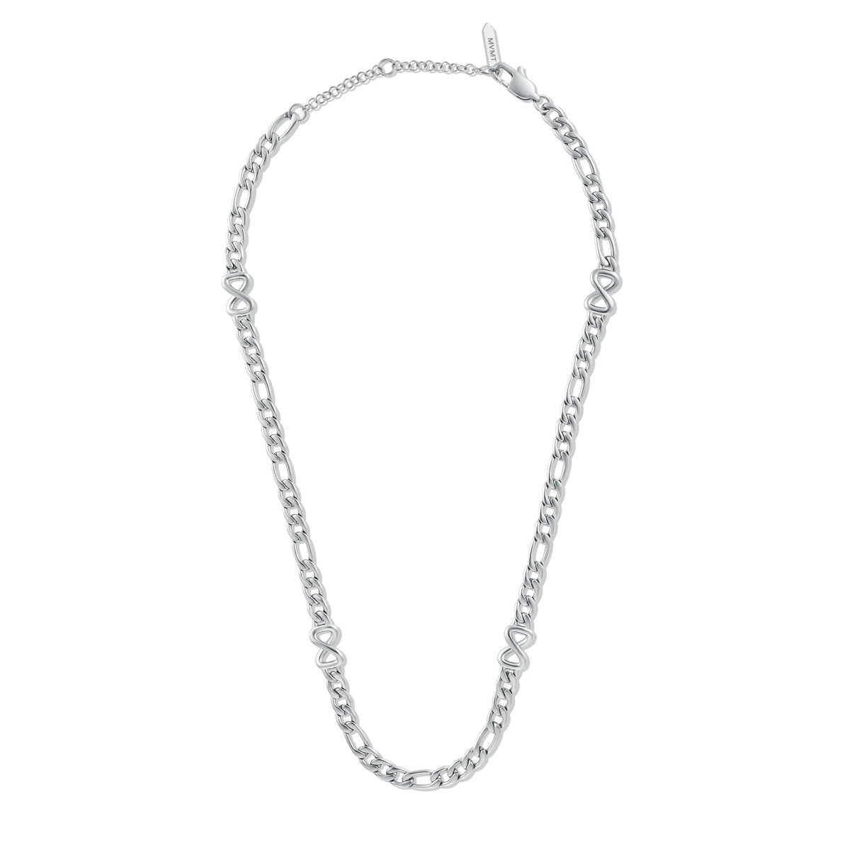 Figaro Chain Necklace Silver