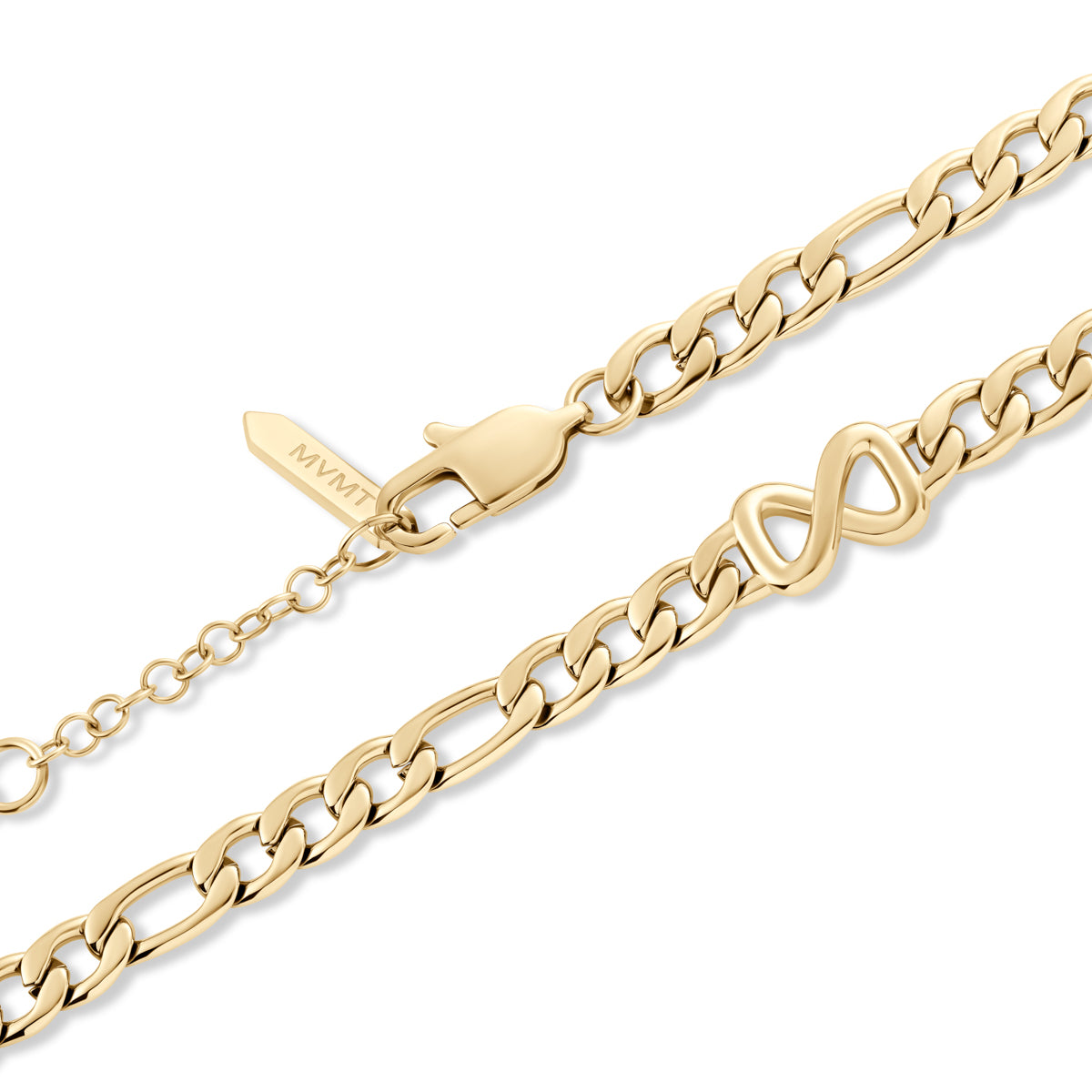 Figaro Chain Bracelet - 1.8MM Gold