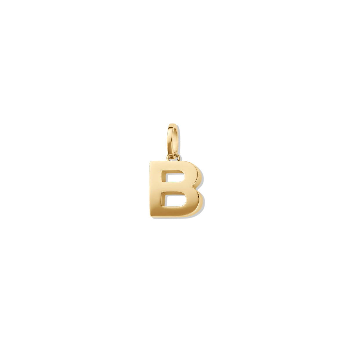 Alphabet Charm Gold - B