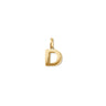 Alphabet Charm Gold - D