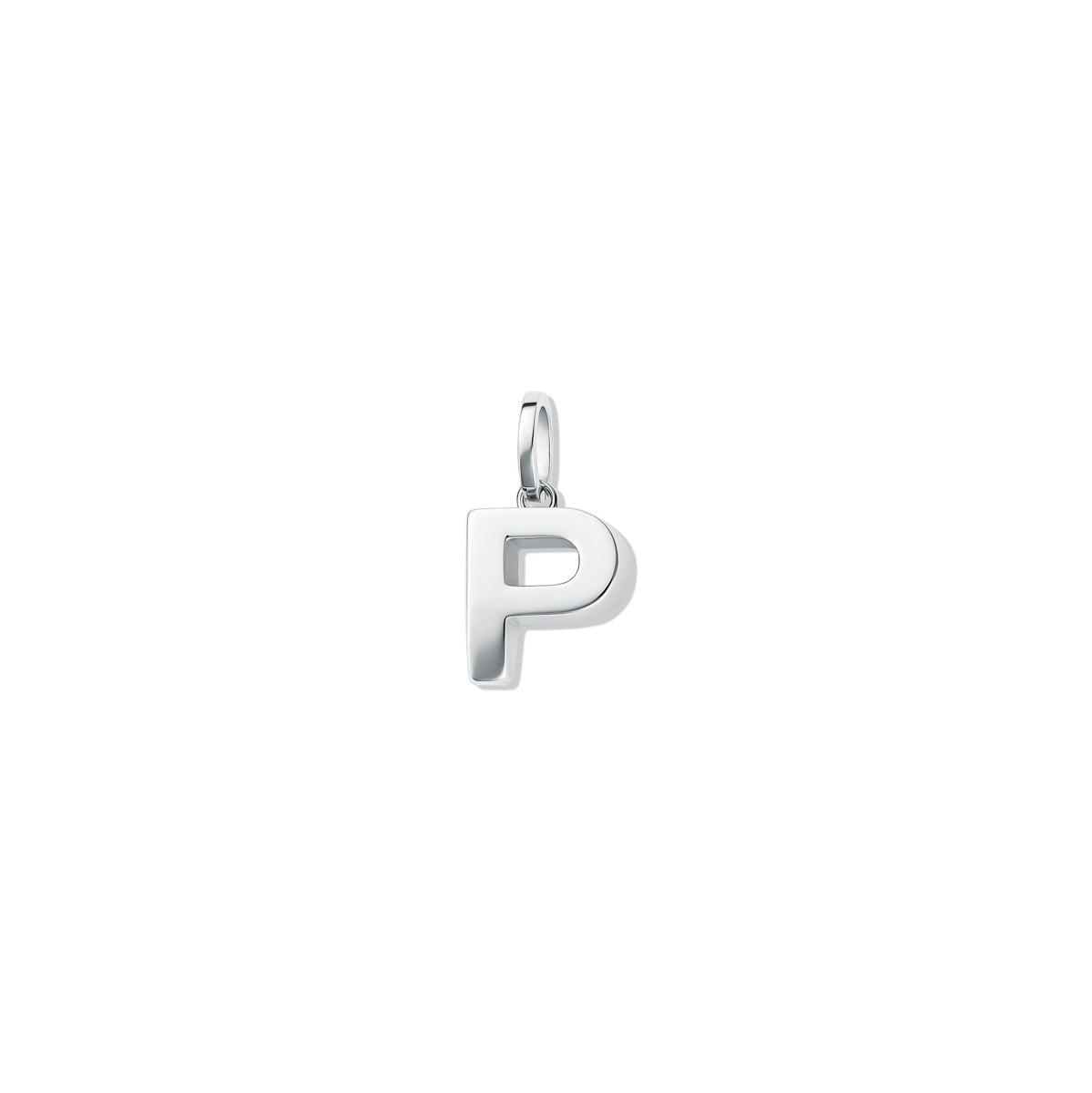 Alphabet Charm Silver - P