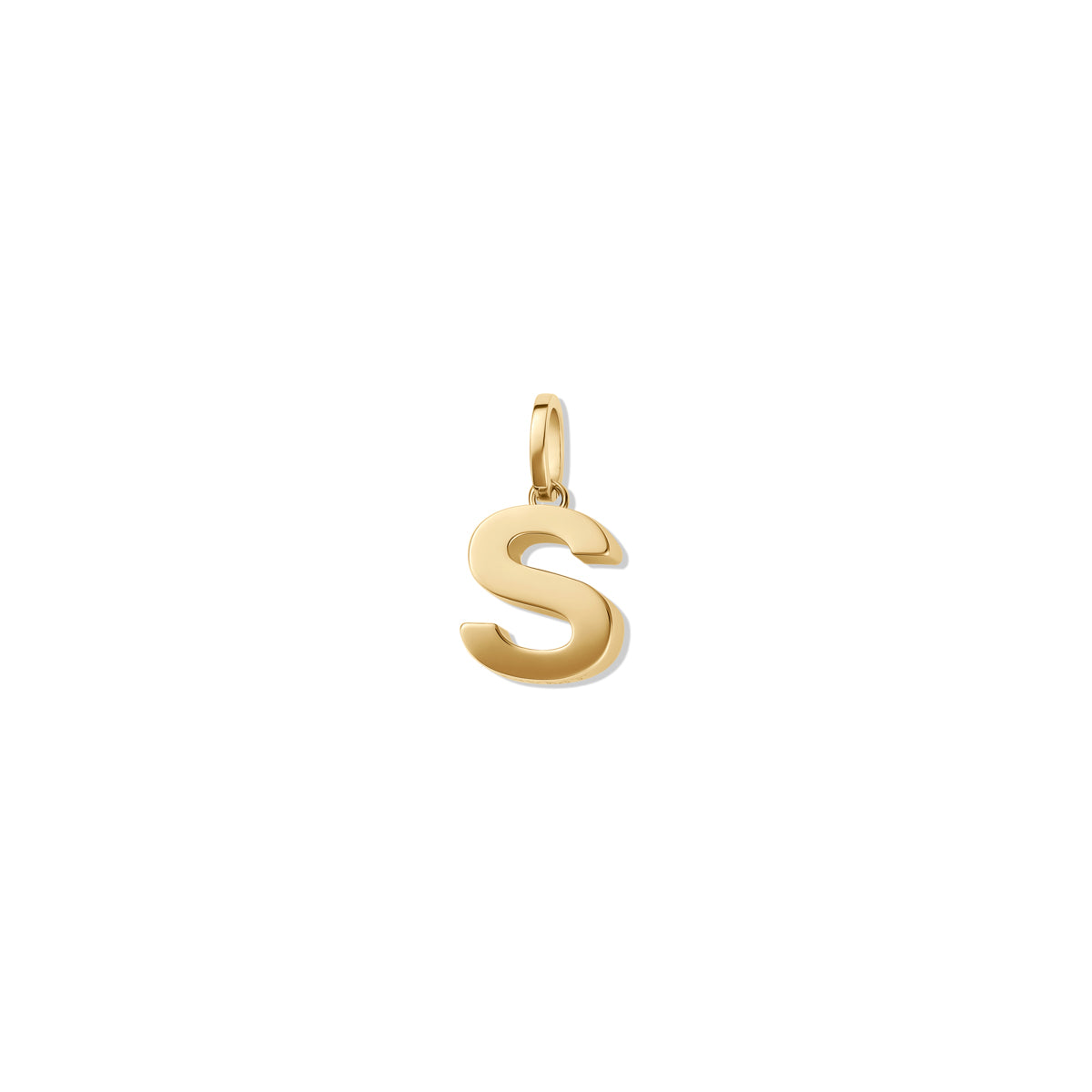 Alphabet Charm Gold - S