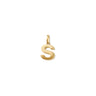 Alphabet Charm Gold - S