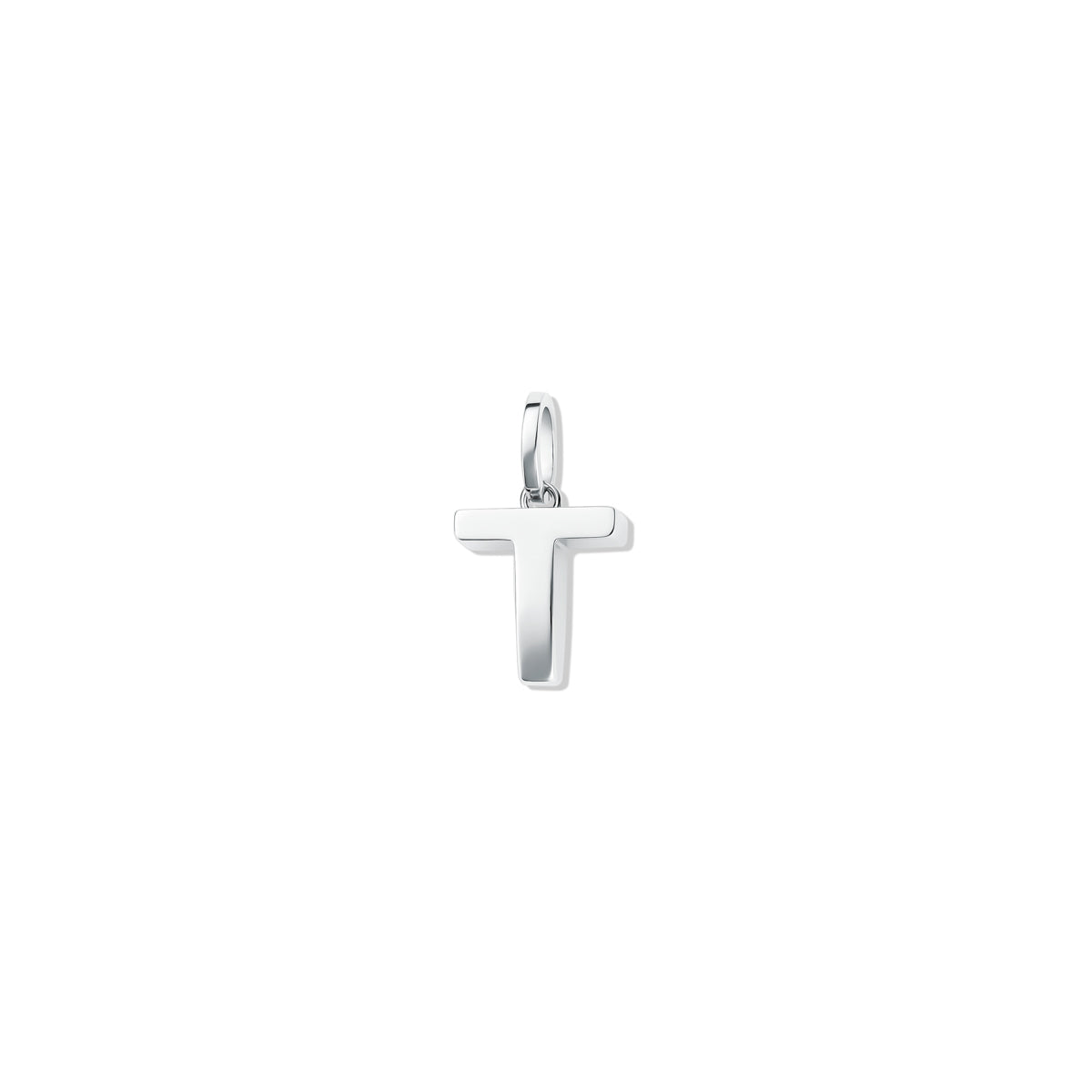 Alphabet Charm Silver - T