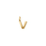 Alphabet Charm Gold - V