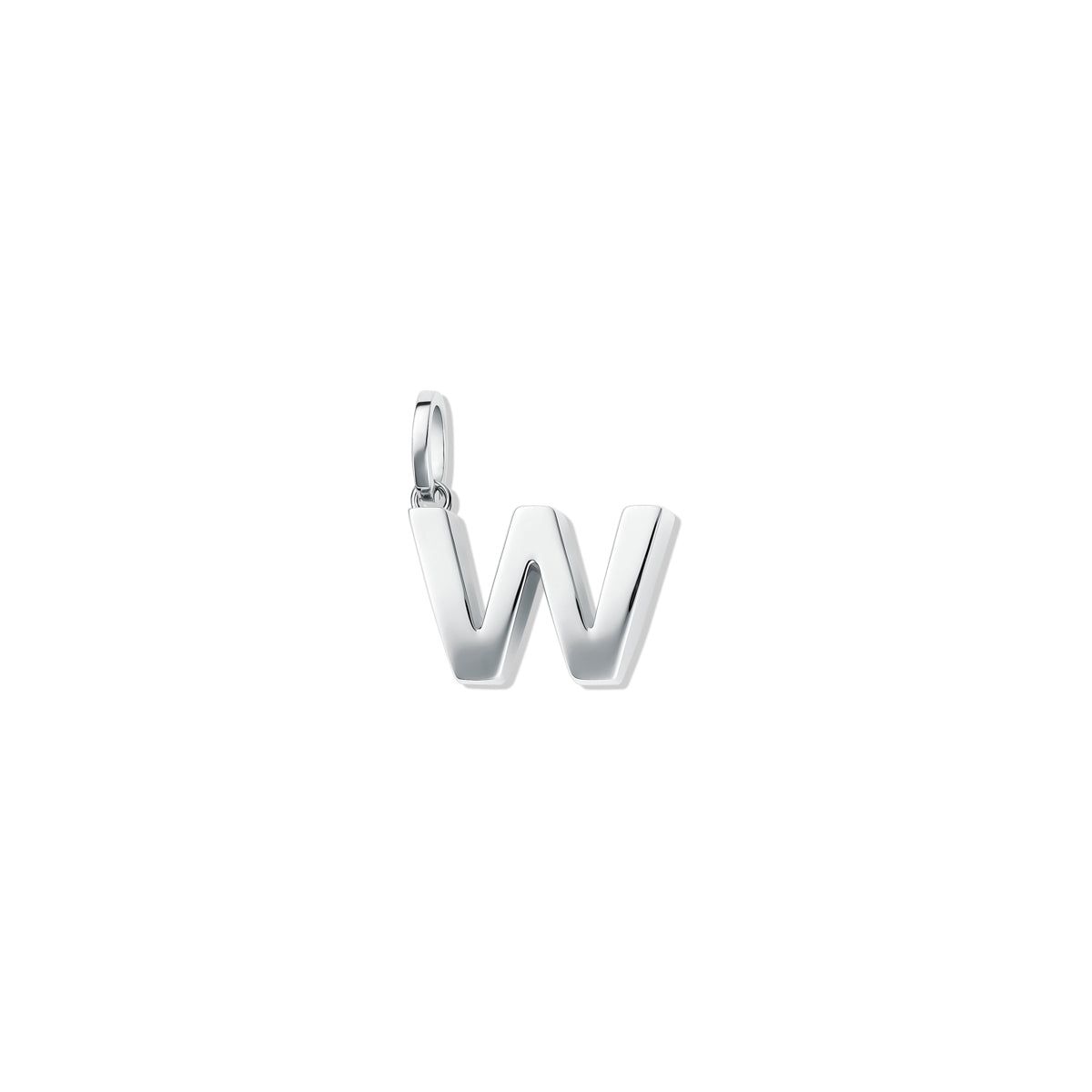 Alphabet Charm Silver - W
