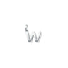 Alphabet Charm Silver - W