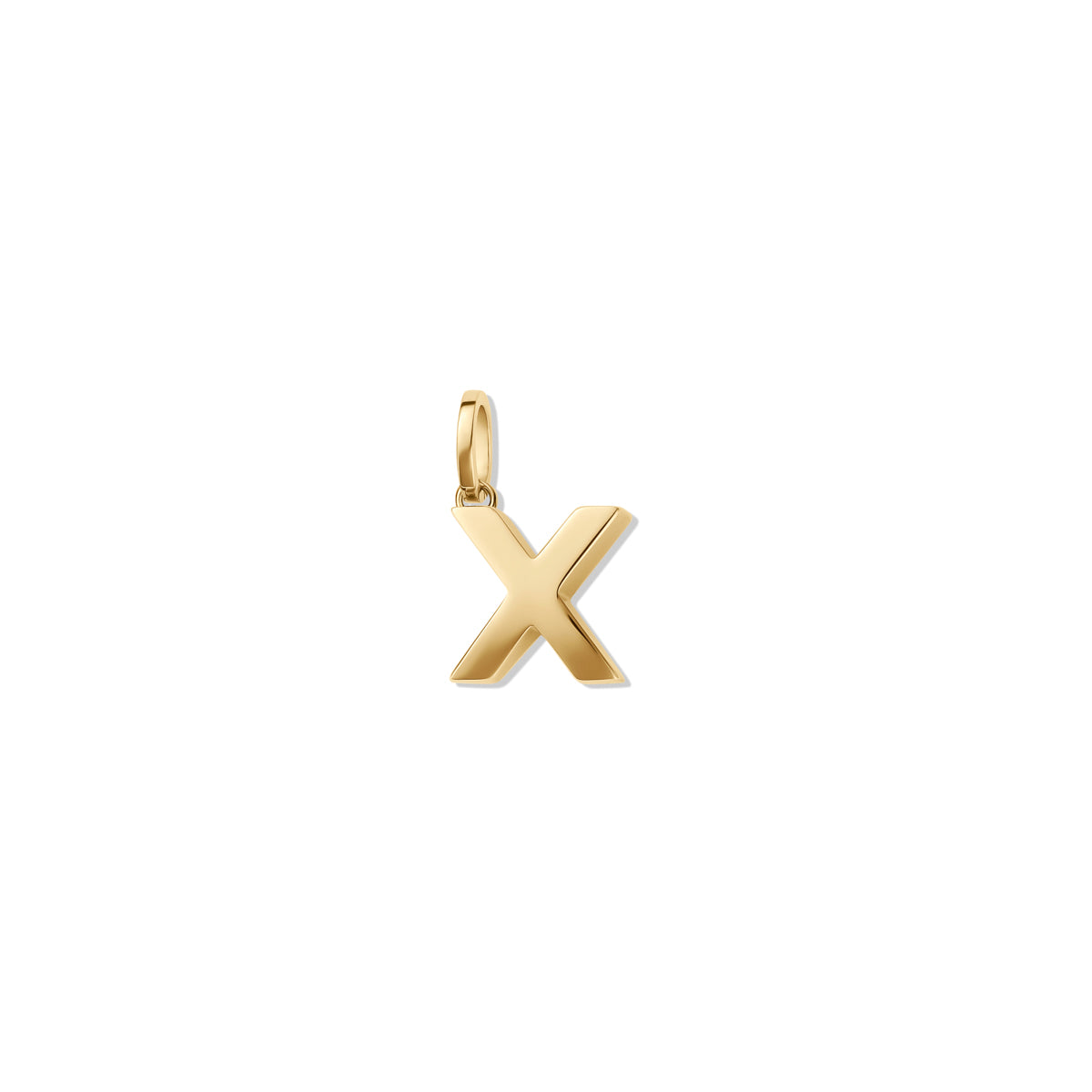 Alphabet Charm Gold - X