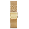 Dot - 16mm Mesh Band Gold Clasp