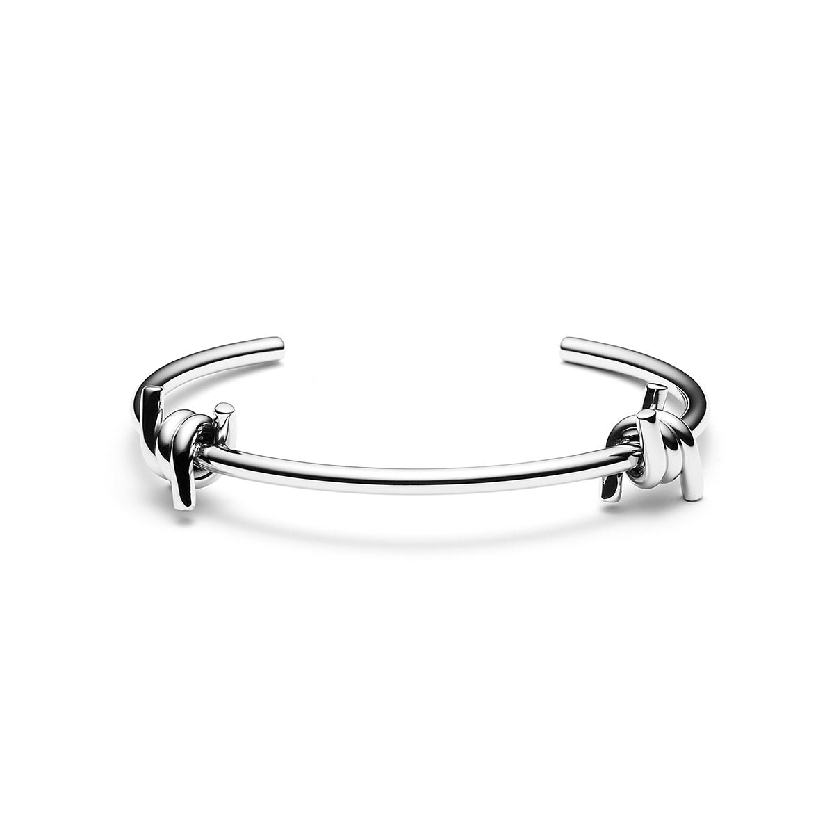 Double Barbed Cuff Silver