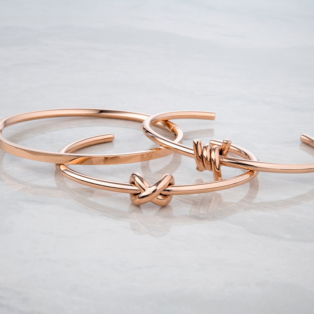 Single Barbed Cuff Rose Gold