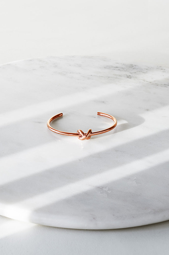 Knot Cuff Rose Gold
