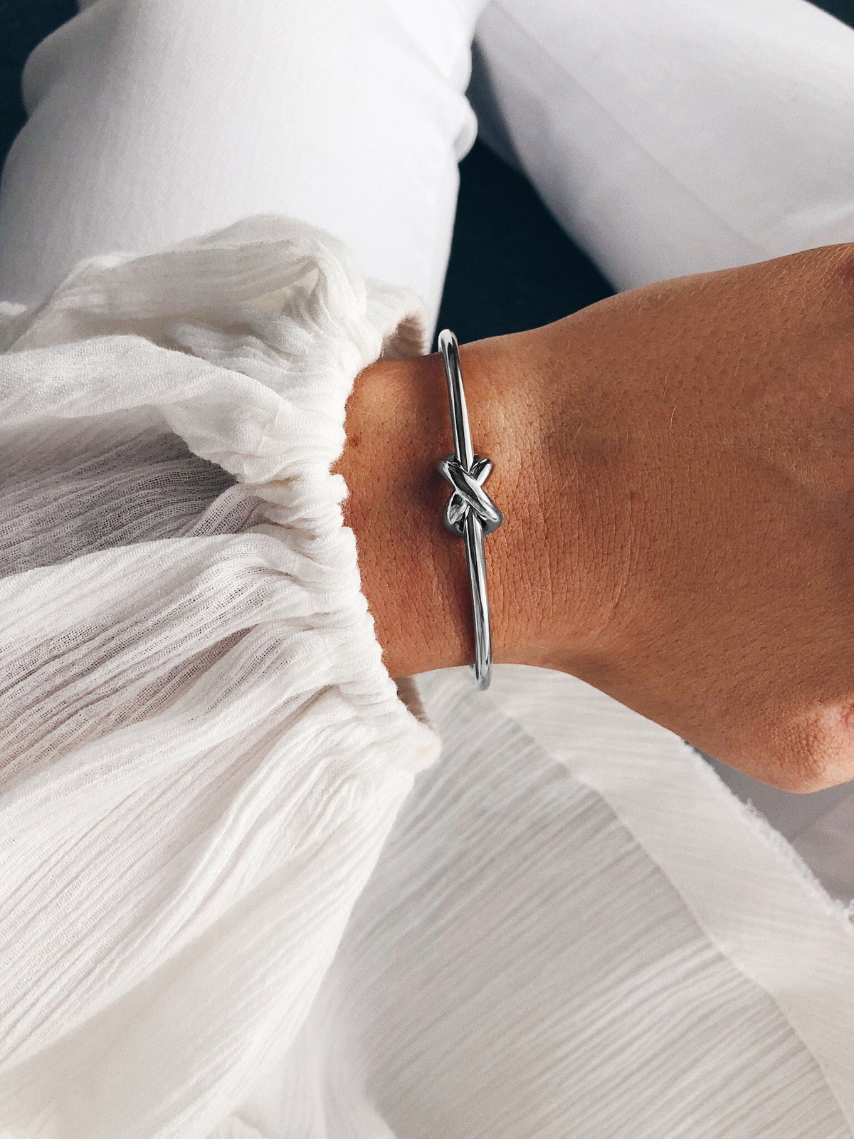 Knot Cuff Silver