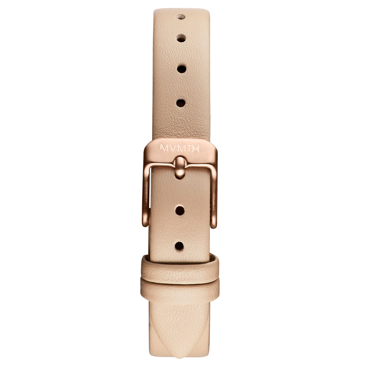 MOD - 12mm Beige Leather Rose Gold