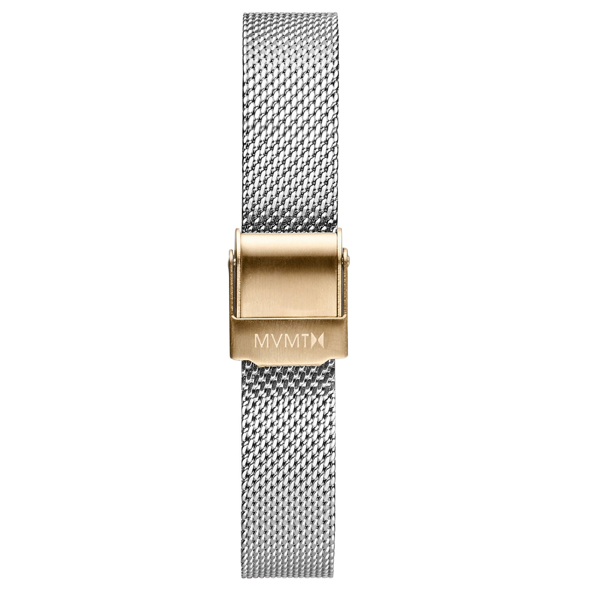 MOD - 12mm Mesh Band Silver Gold Clasp