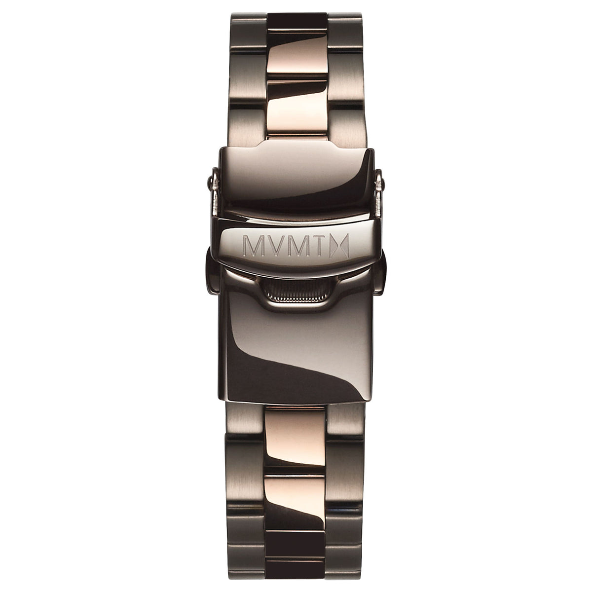 Nova - 16mm Steel Band Taupe Rose Gold Clasp