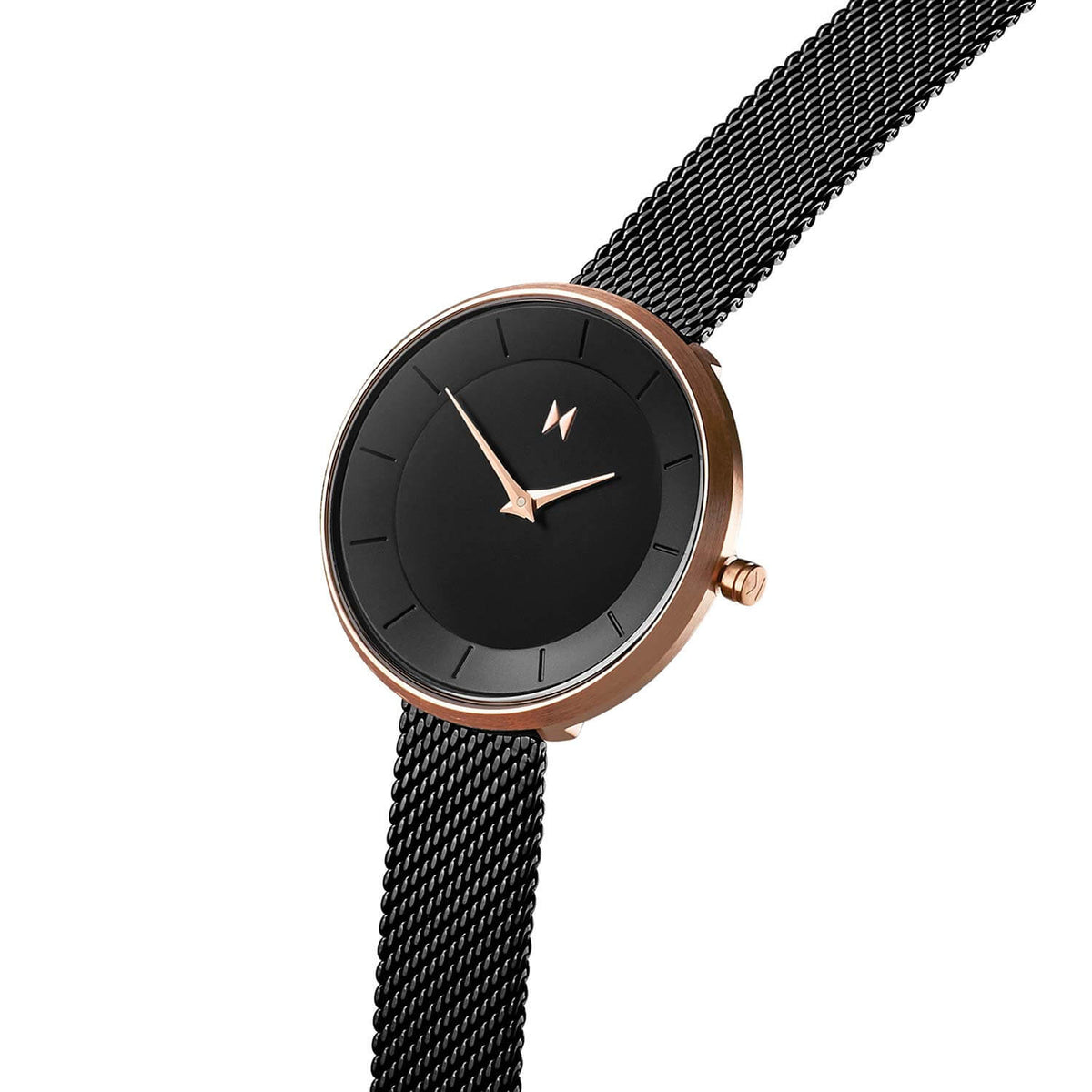 MVMT Ladies Mod Black Plated Watch