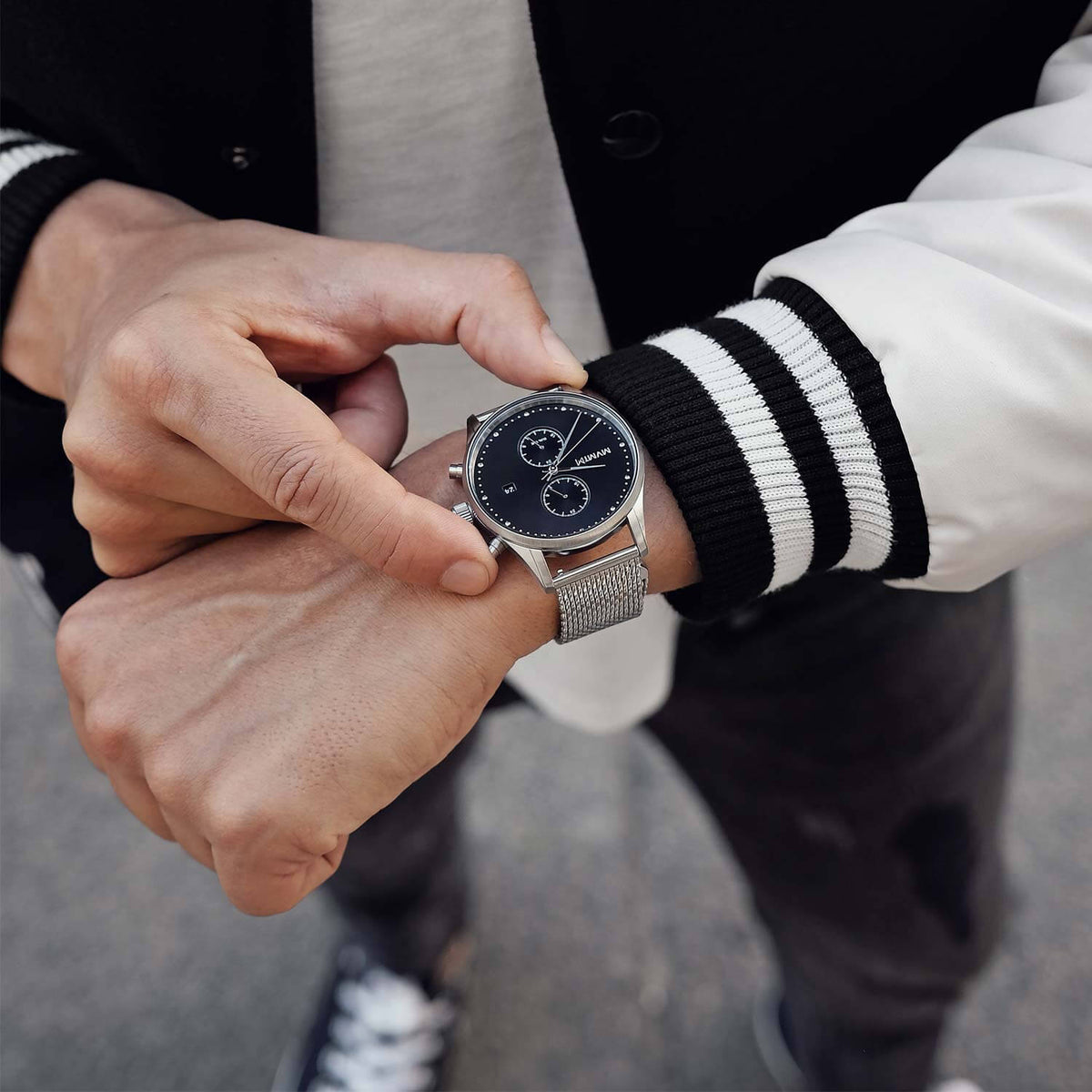 MVMT Men's Voyager Stainless Steel Watch