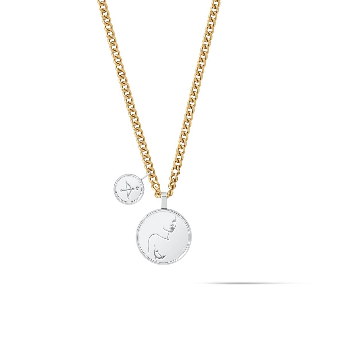 Sun Moon Circle Pendant Necklace at Rs 800/piece | Sterling Silver Necklaces  in Jaipur | ID: 24330675748