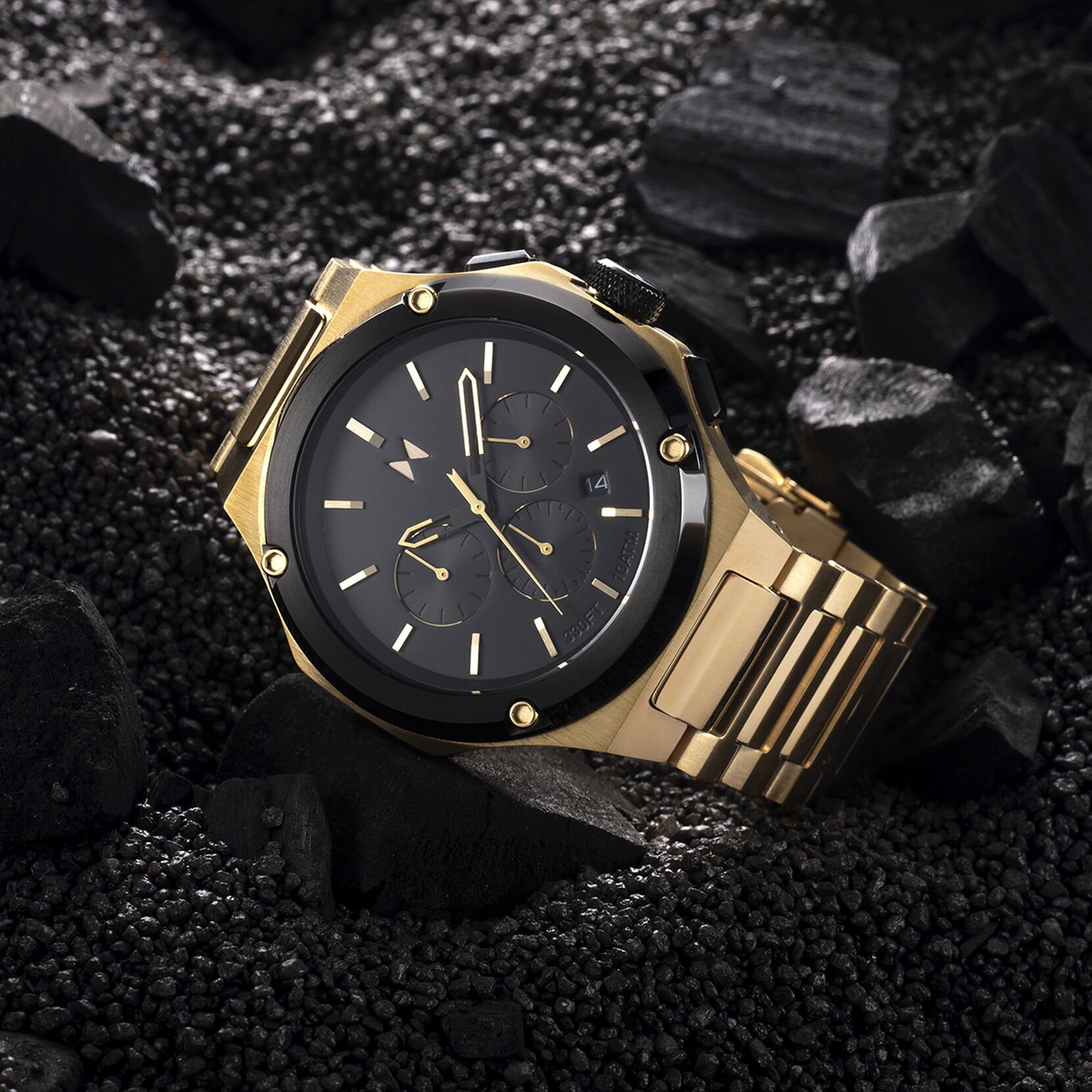 Men\'s — Solar | Collection MVMT Gold Watch Raptor