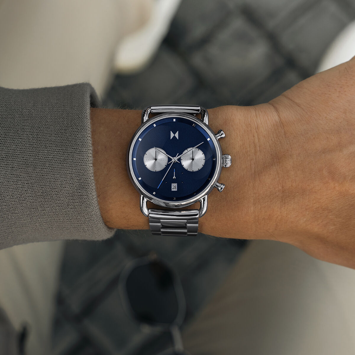 Astro Blue — Blacktop II Men's Chronograph Watch | MVMT