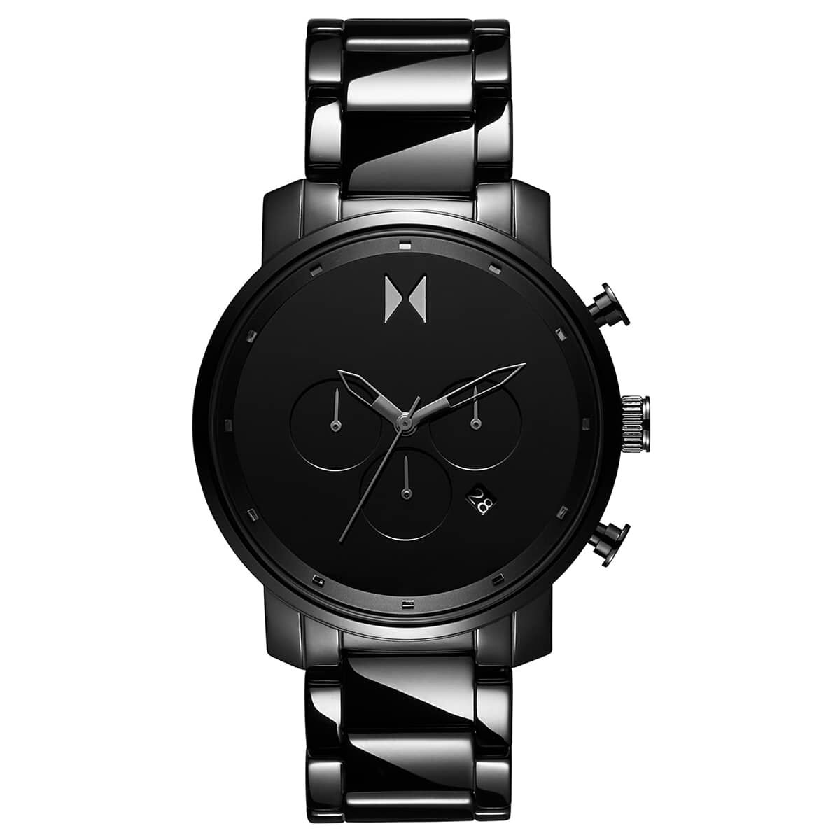 Chrono Ceramic Men's Watch in Gloss Black | MVMT