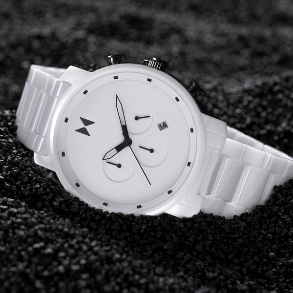 MVMT White Watch MVMT | Chrono Gloss White Ceramic | Ceramic